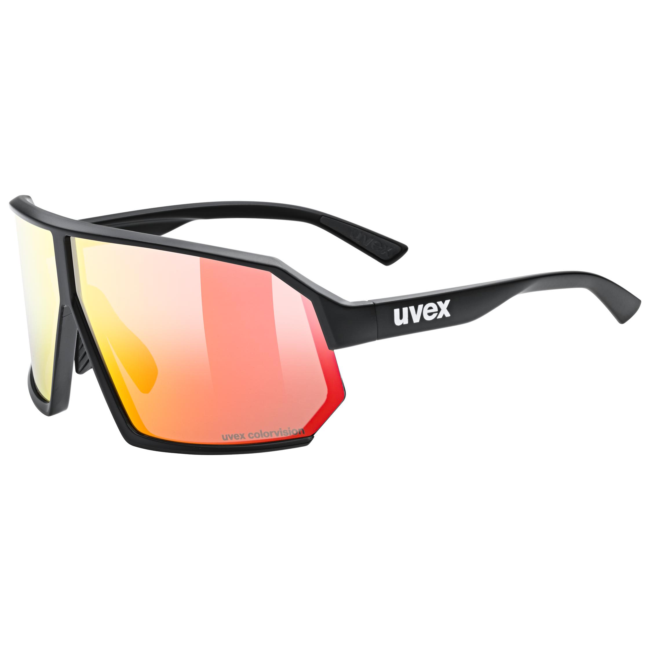 Kolesarska očala Uvex Sportstyle 237 CV black matt / mirror red
