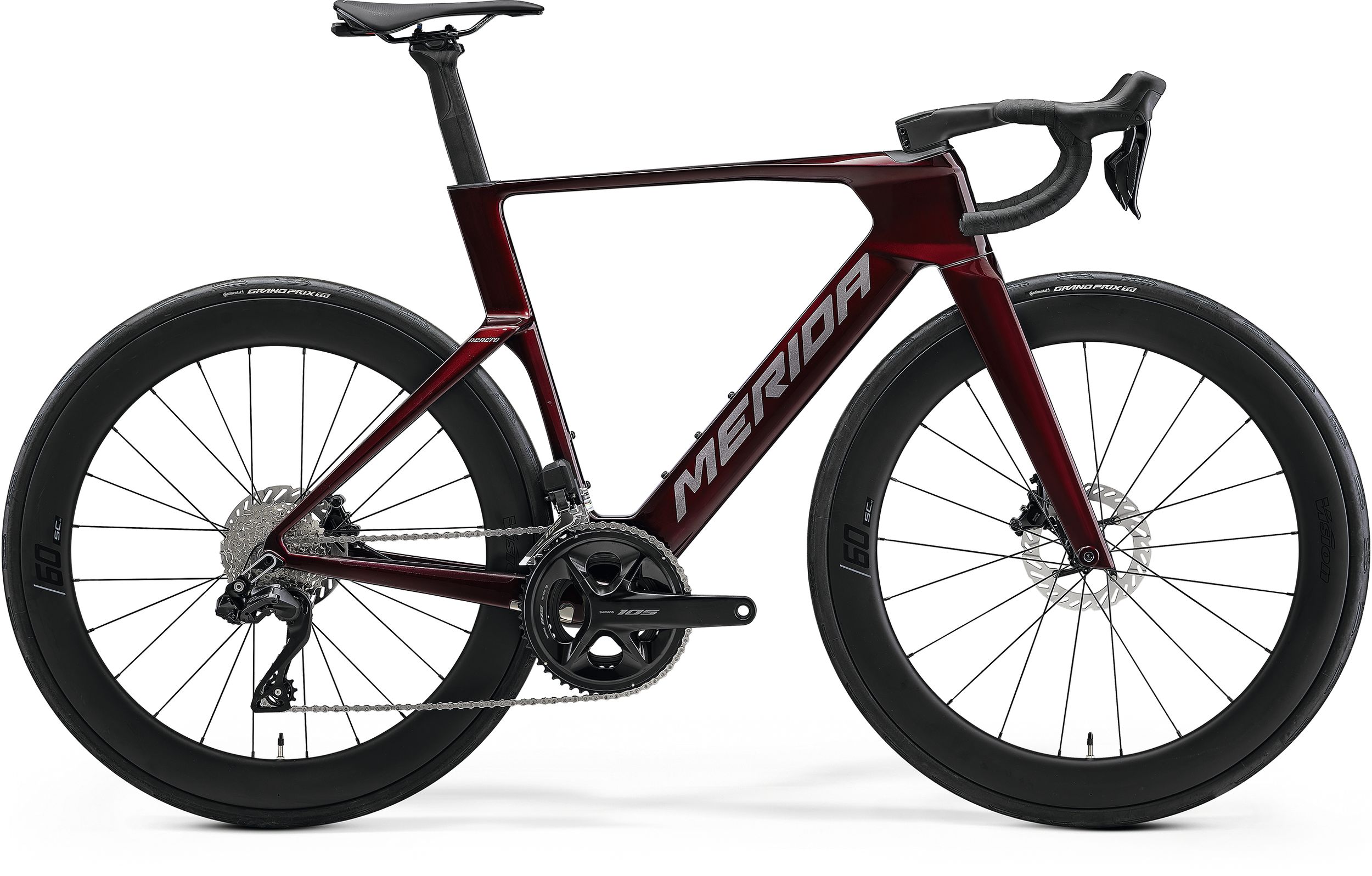 Cestno kolo Merida Reacto 6000 Passion Red Di2 105 Novo! 2027 Model
