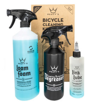 Peaty's set za nego kolesa - Wash, Degrease, Lubricate