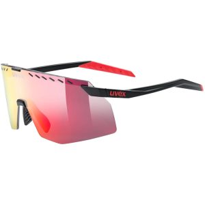 Kolesarska očala Uvex Pace Stage - black matt/mirror red